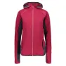 CMP 39g1206 Fleecejacka Med Huva, Magenta