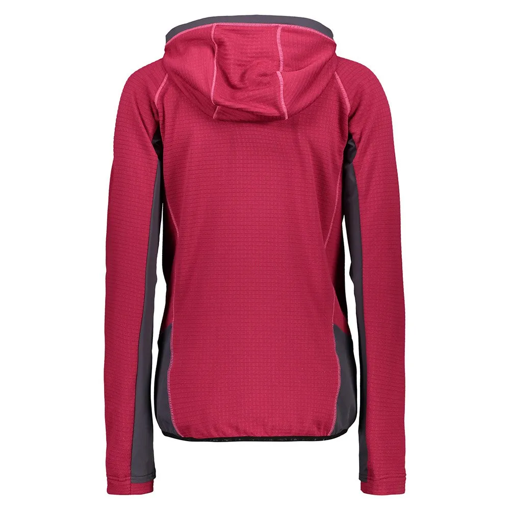 CMP 39g1206 Fleecejacka Med Huva, Magenta