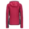CMP 39g1206 Fleecejacka Med Huva, Magenta