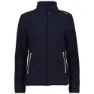 CMP 39h0546 Heavy Fleecejacka Med Dragkedja, Marine / bright blue / black
