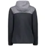 CMP 39h0866 Heavy Fix Fleecejacka Med Huva, Graffite