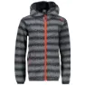 CMP 39h0964 Fleecejacka Med Huva, Silver / asphalt, 24MON