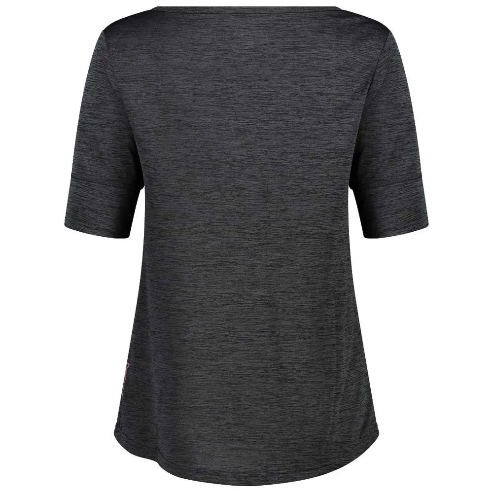 CMP 39t5756 T-shirt, Antracite melange / pink fluo