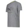 CMP 39t6547 T-shirt Med Korta ärmar, Grey melange / limegreen