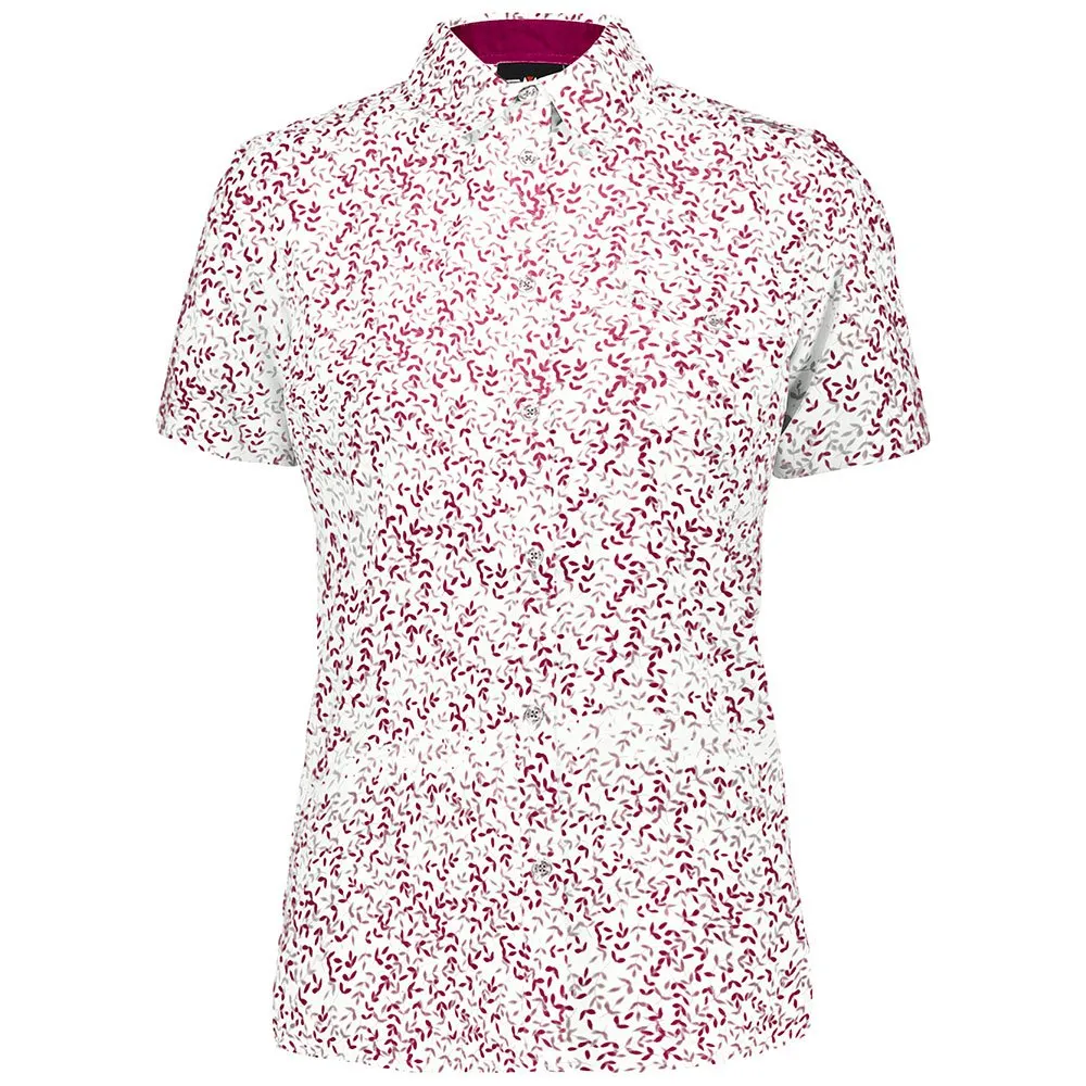 CMP 39t6806 Kortärmad Skjorta, Off white / geranium