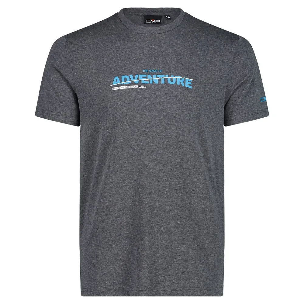 CMP 39t7527 T-shirt Med Korta ärmar, Antracite melange / antracite