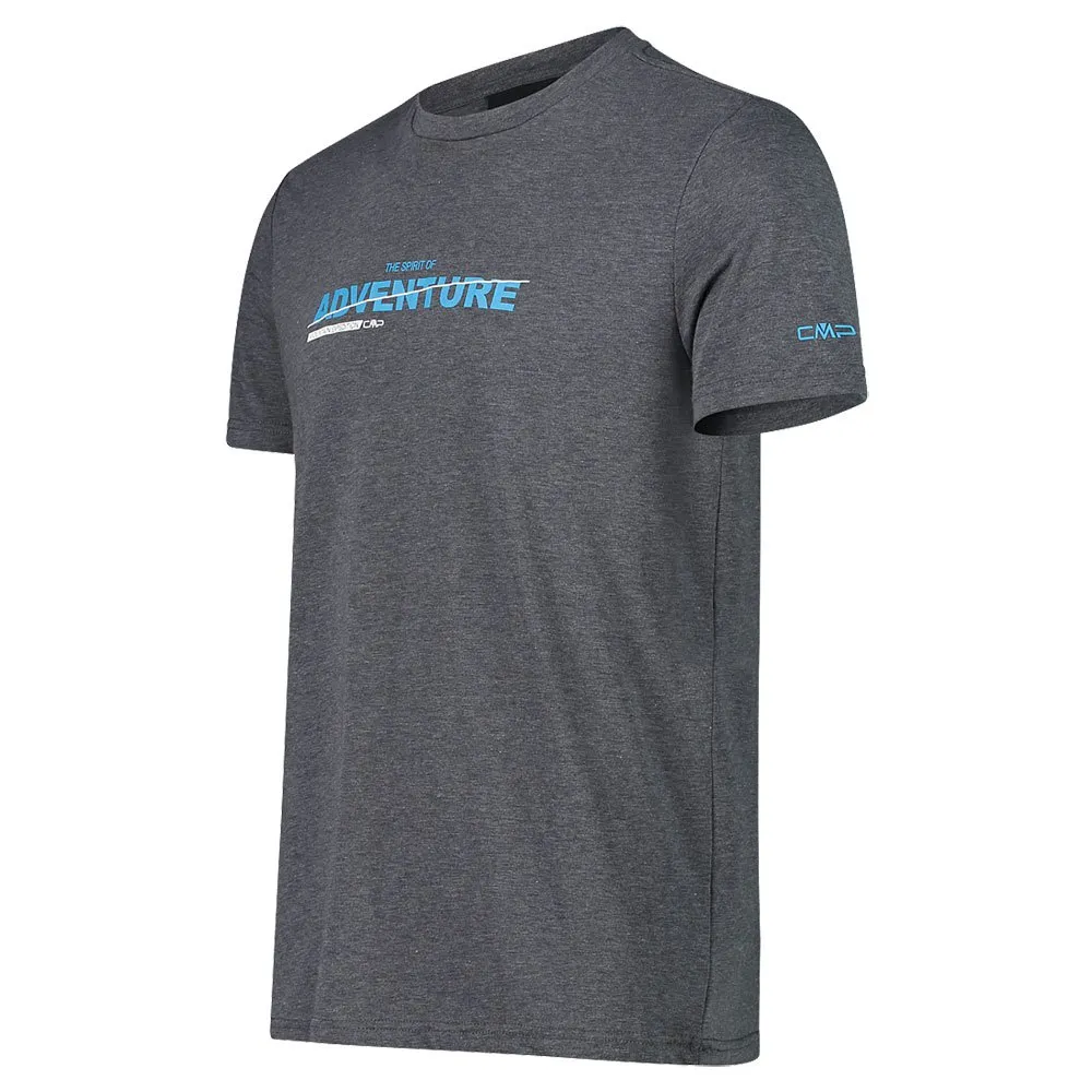 CMP 39t7527 T-shirt Med Korta ärmar, Antracite melange / antracite