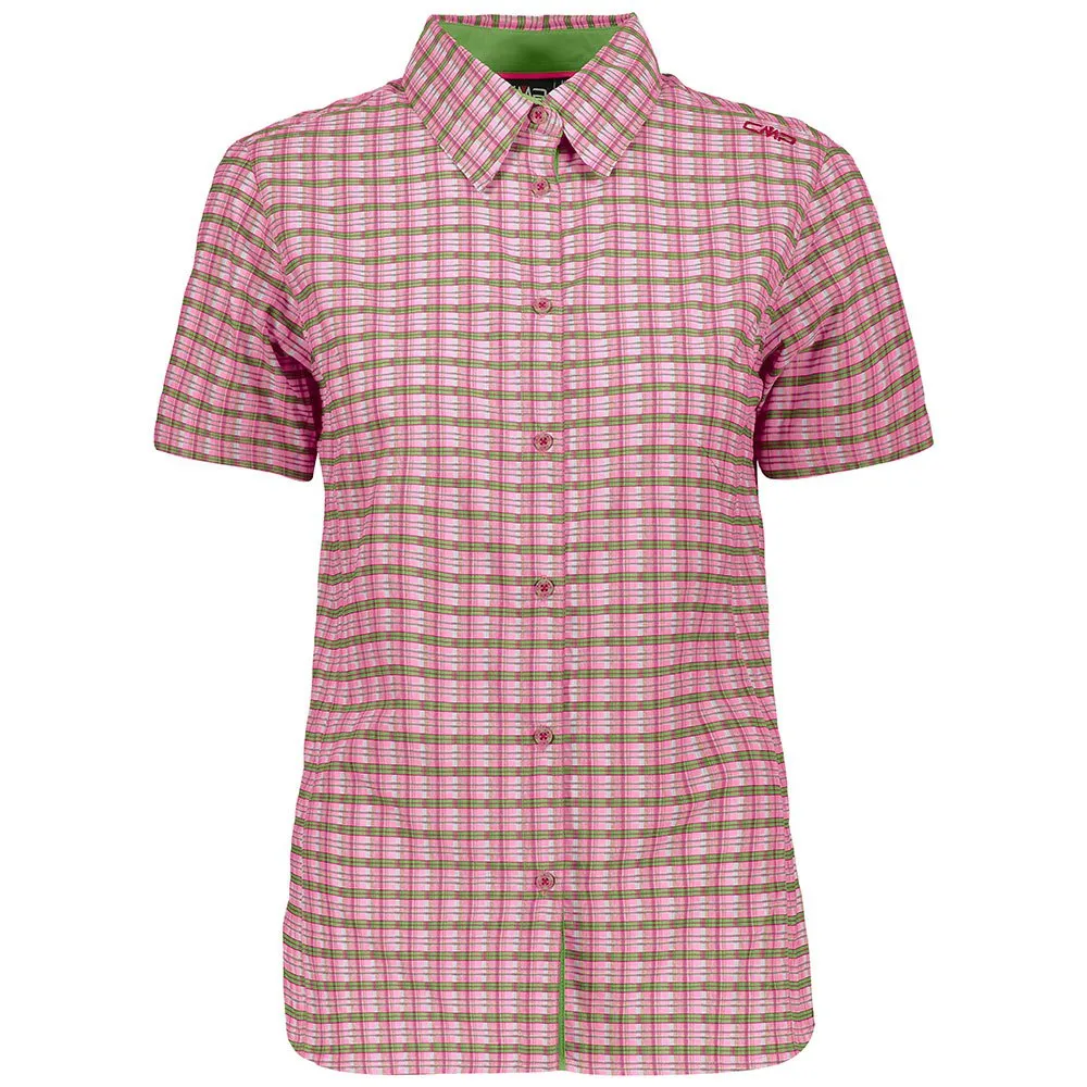 CMP 39t7846 Kortärmad Skjorta, Ivy / off white