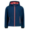 CMP 3a29385n Softshelljacka, Blue / red kiss, 5Y