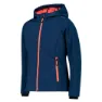 CMP 3a29385n Softshelljacka, Blue / red kiss, 5Y