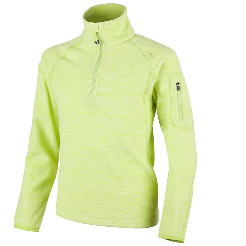 CMP 3g11964 Sweat Fleece Med Halv Dragkedja, Acid melange, 4Y