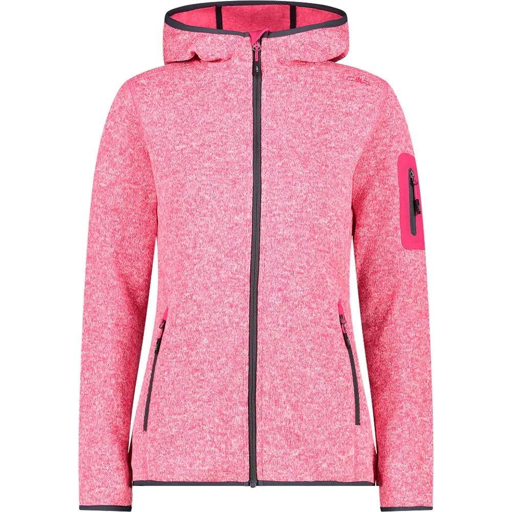 CMP 3h19826 Fleecejacka Med Huva Refurbished, Fuchsia / white / titanium CMP 3h19826 Fleecejacka Med Huva Refurbished, Fuchsia / white / titanium