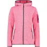 CMP 3h19826 Fleecejacka Med Huva Refurbished, Fuchsia / white / titanium
