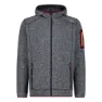 CMP 3h60847n Fleecejacka Med Dragkedja, Anthracite / burgundy