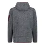 CMP 3h60847n Fleecejacka Med Dragkedja, Anthracite / burgundy