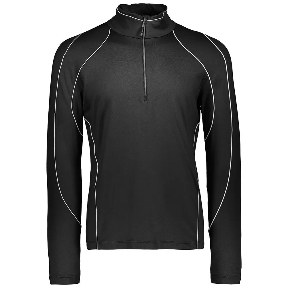 CMP 3l08007n Fleece Med Halv Dragkedja, Black / white