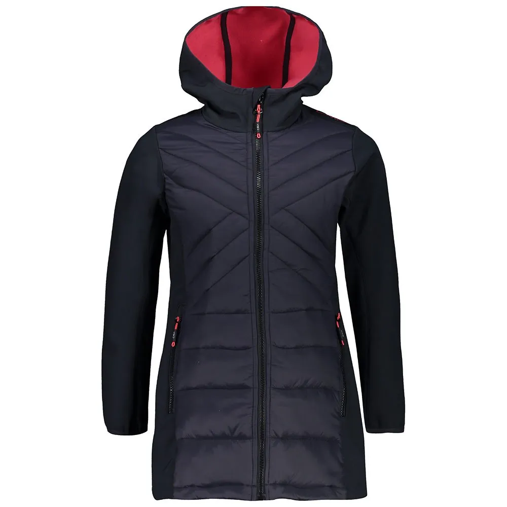 CMP Coat Fix Hood 39a0685 Softshelljacka, Anthracite, 3Y