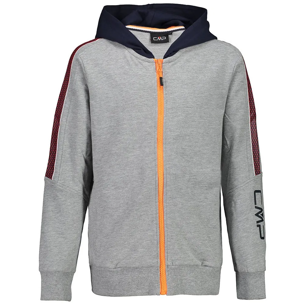 CMP Fix Hood 30d8194m Tröja, Grigio m., 4Y