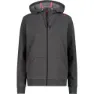 CMP Fix Hood 31d4276m Jacka, Anthracite melange