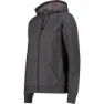 CMP Fix Hood 31d4276m Jacka, Anthracite melange