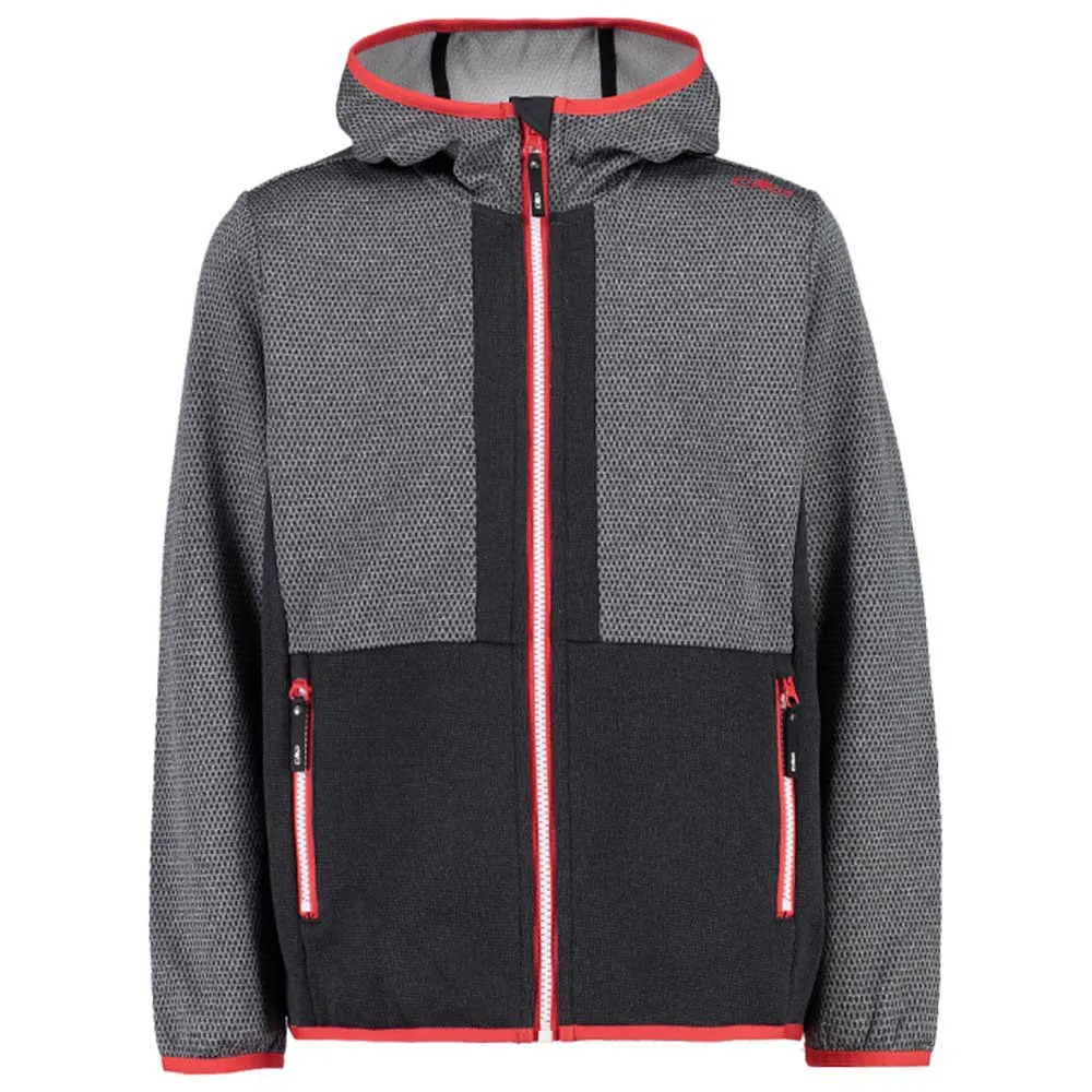 CMP Fix Hood 31h1924 Fleecejacka Med Huva