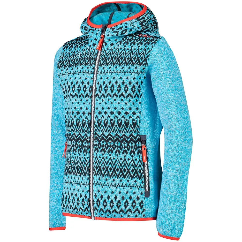 CMP Fix Hood 31h1935 Fleecejacka Med Dragkedja