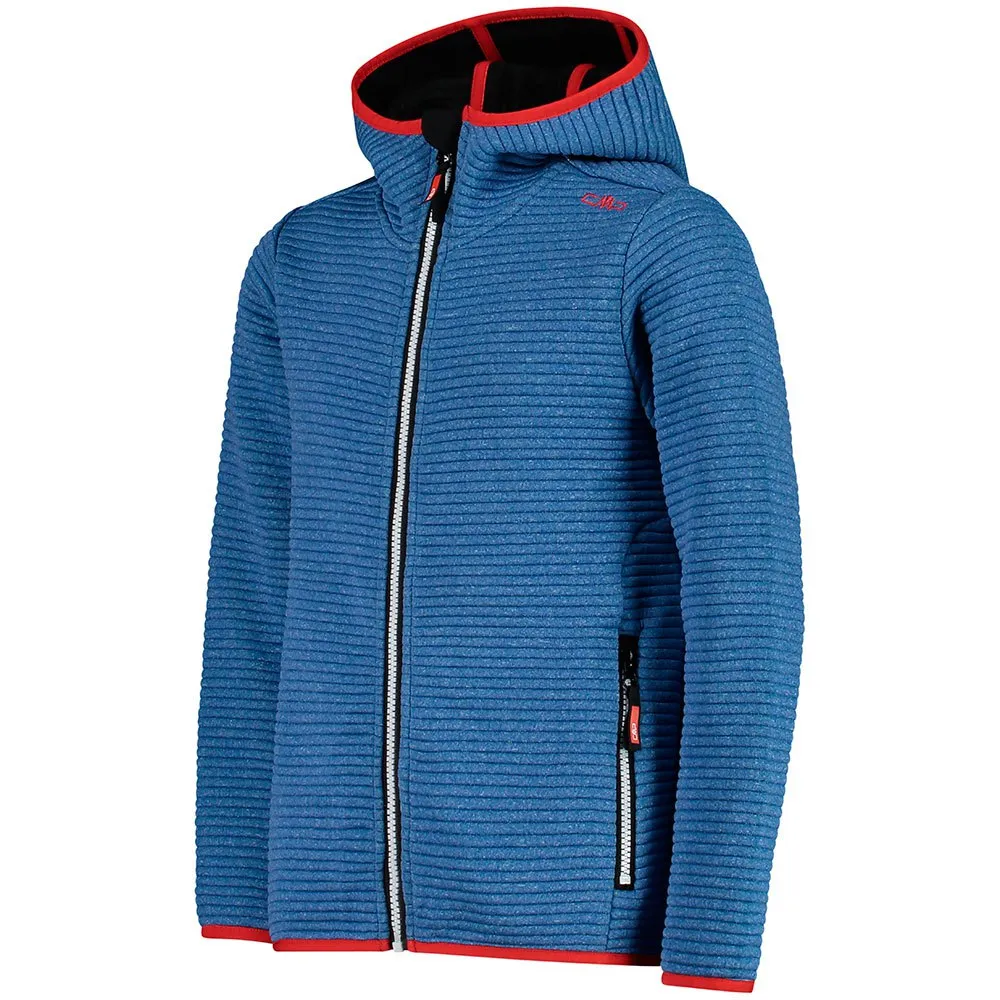 CMP Fix Hood 31m1894 Fleecejacka Med Huva, Royal melange, 3Y