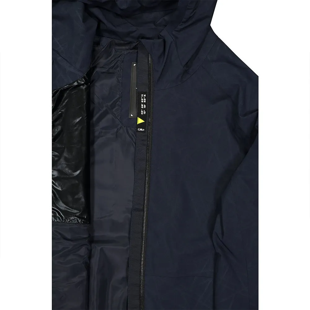 CMP Fix Hood 31z6607p Jacka, Black blue CMP Fix Hood 31z6607p Jacka, Black blue