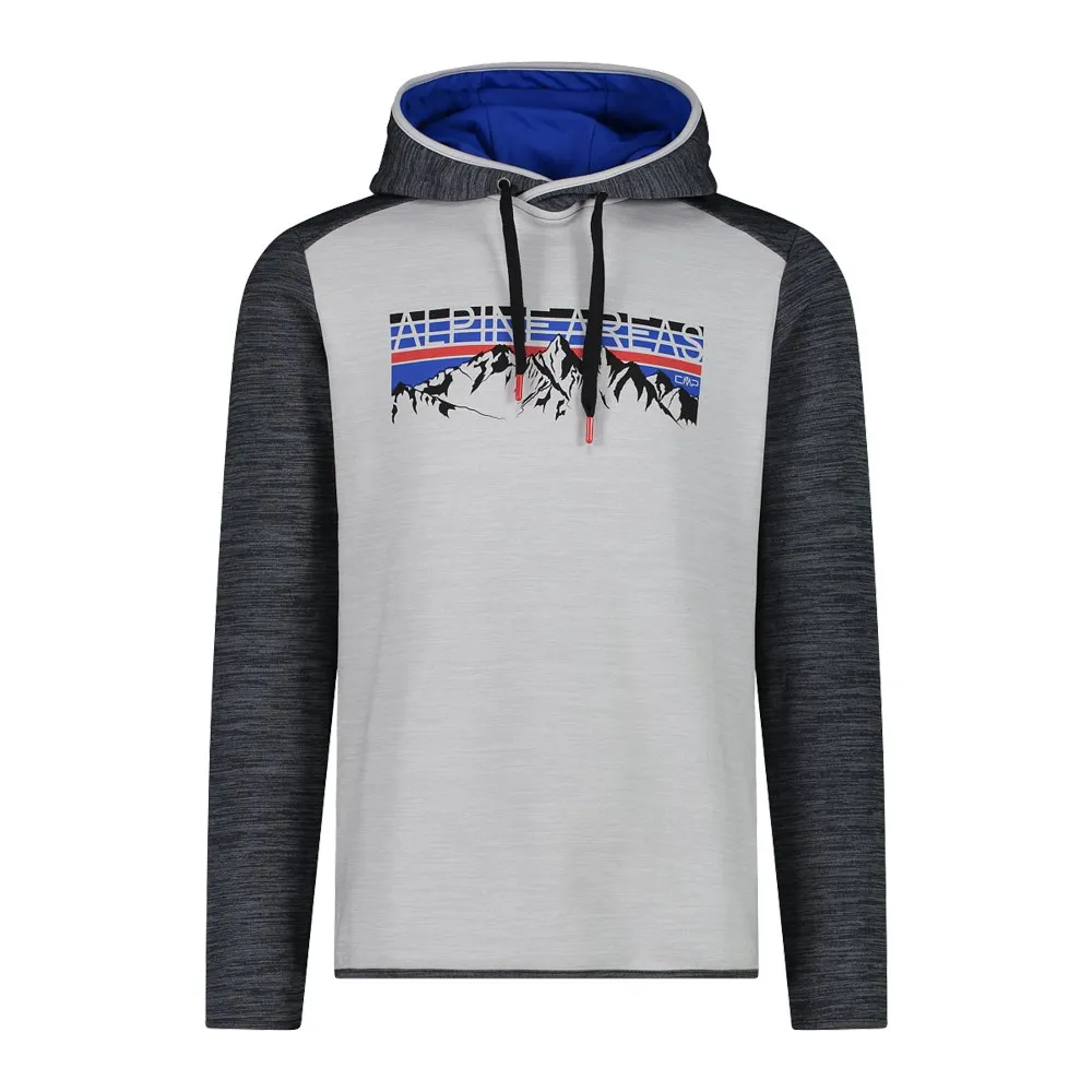 CMP Fix Hood 32e0187 Tröja Med Huva, Ice melange