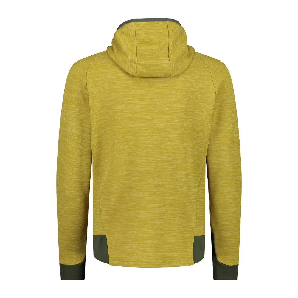 CMP Fix Hood 32e1417 Fleecejacka Med Huva, Agave melange