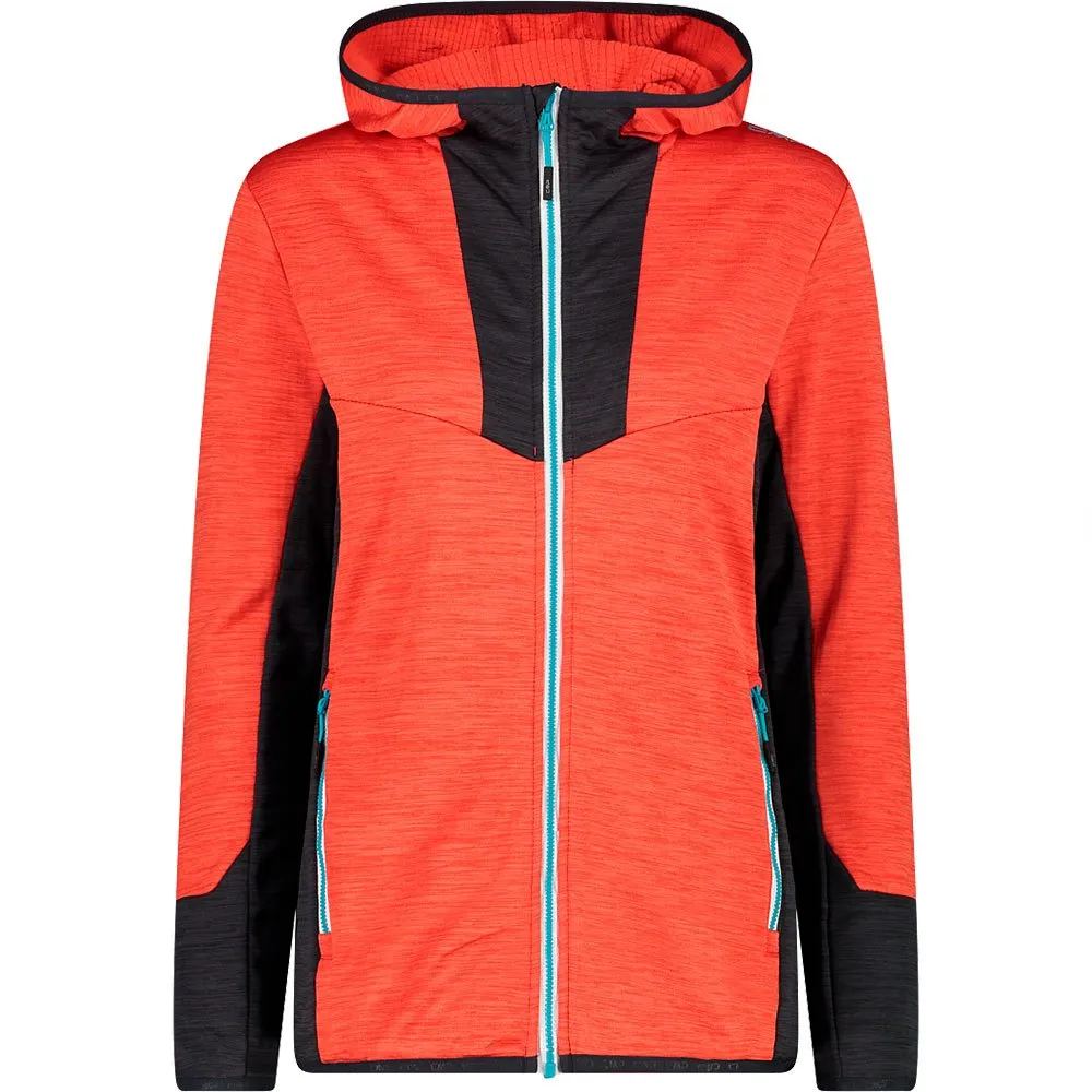 CMP Fix Hood 32g3776 Fleecejacka Med Huva