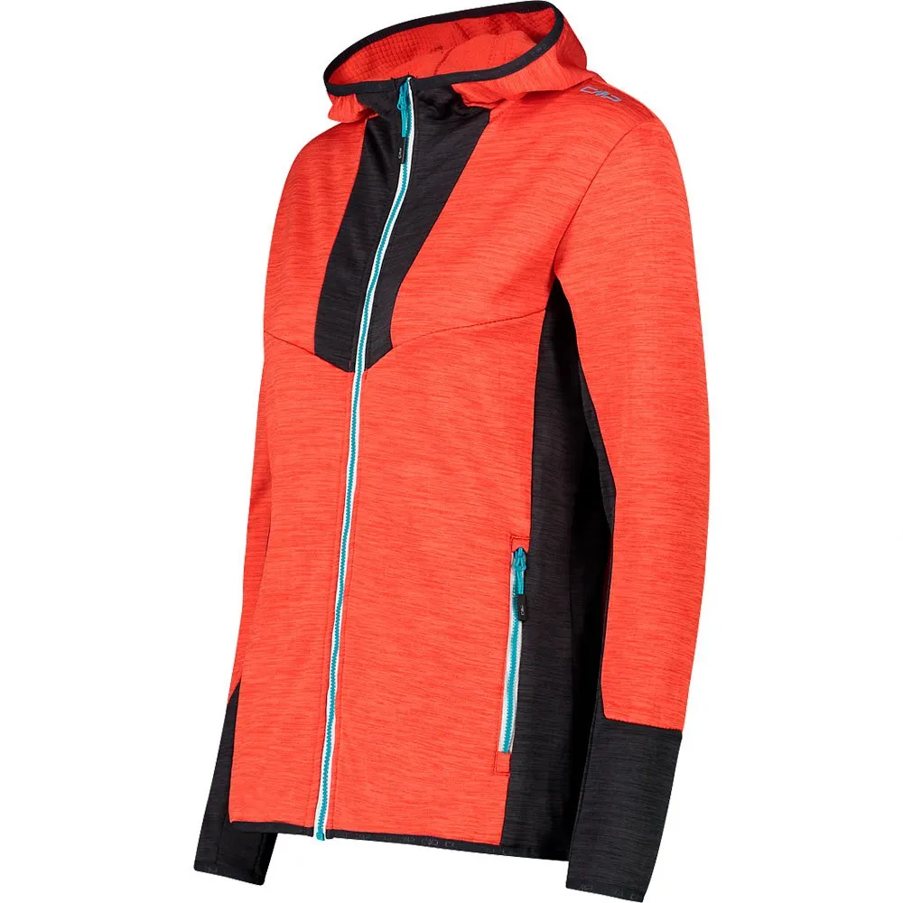 CMP Fix Hood 32g3776 Fleecejacka Med Huva
