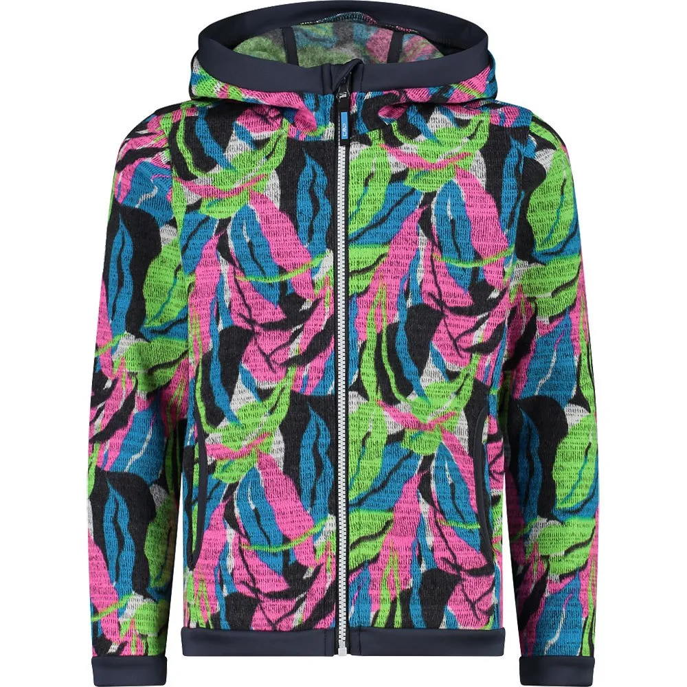 CMP Fix Hood 32h1255 Fleecejacka Med Huva CMP Fix Hood 32h1255 Fleecejacka Med Huva