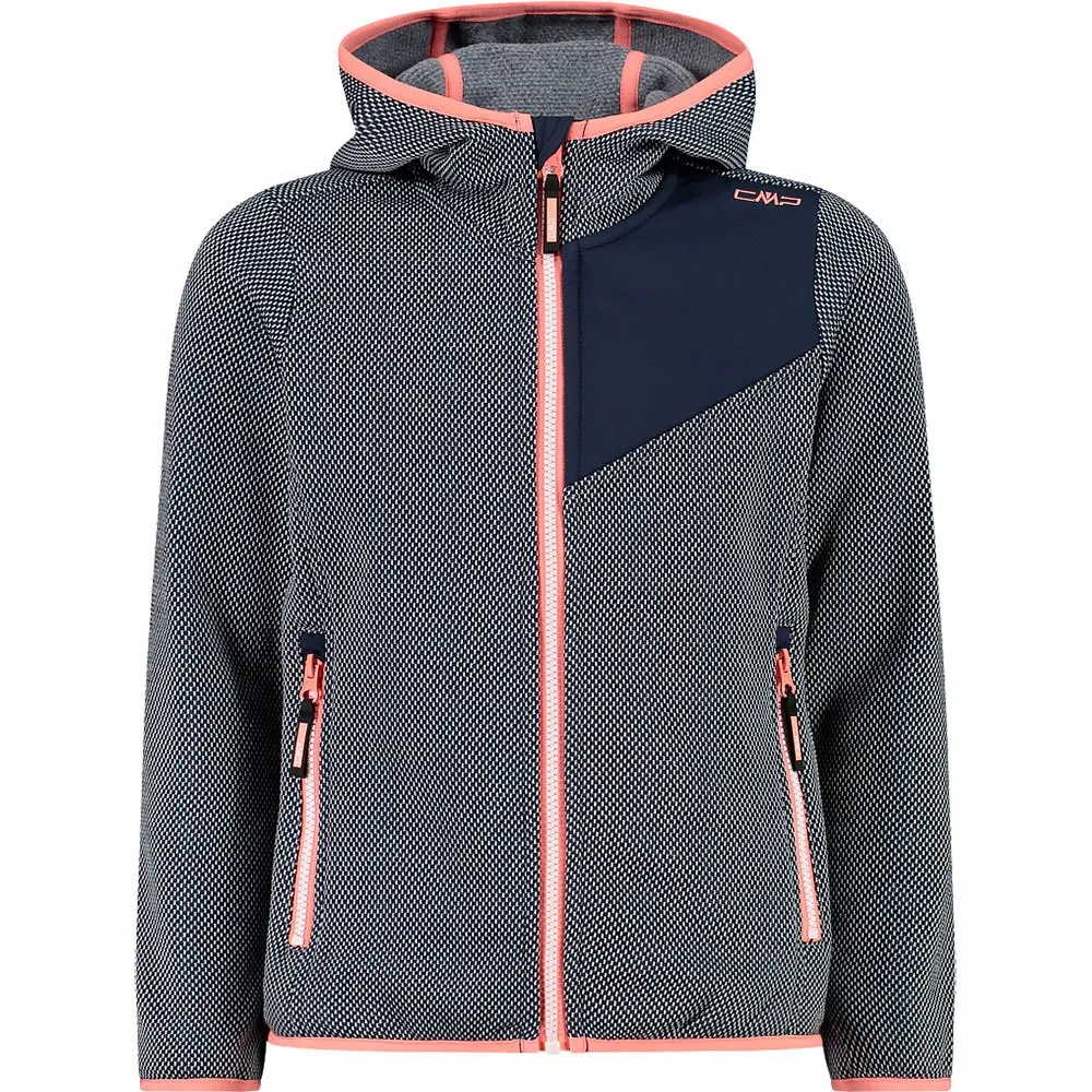 CMP Fix Hood 32h1285 Fleecejacka Med Huva