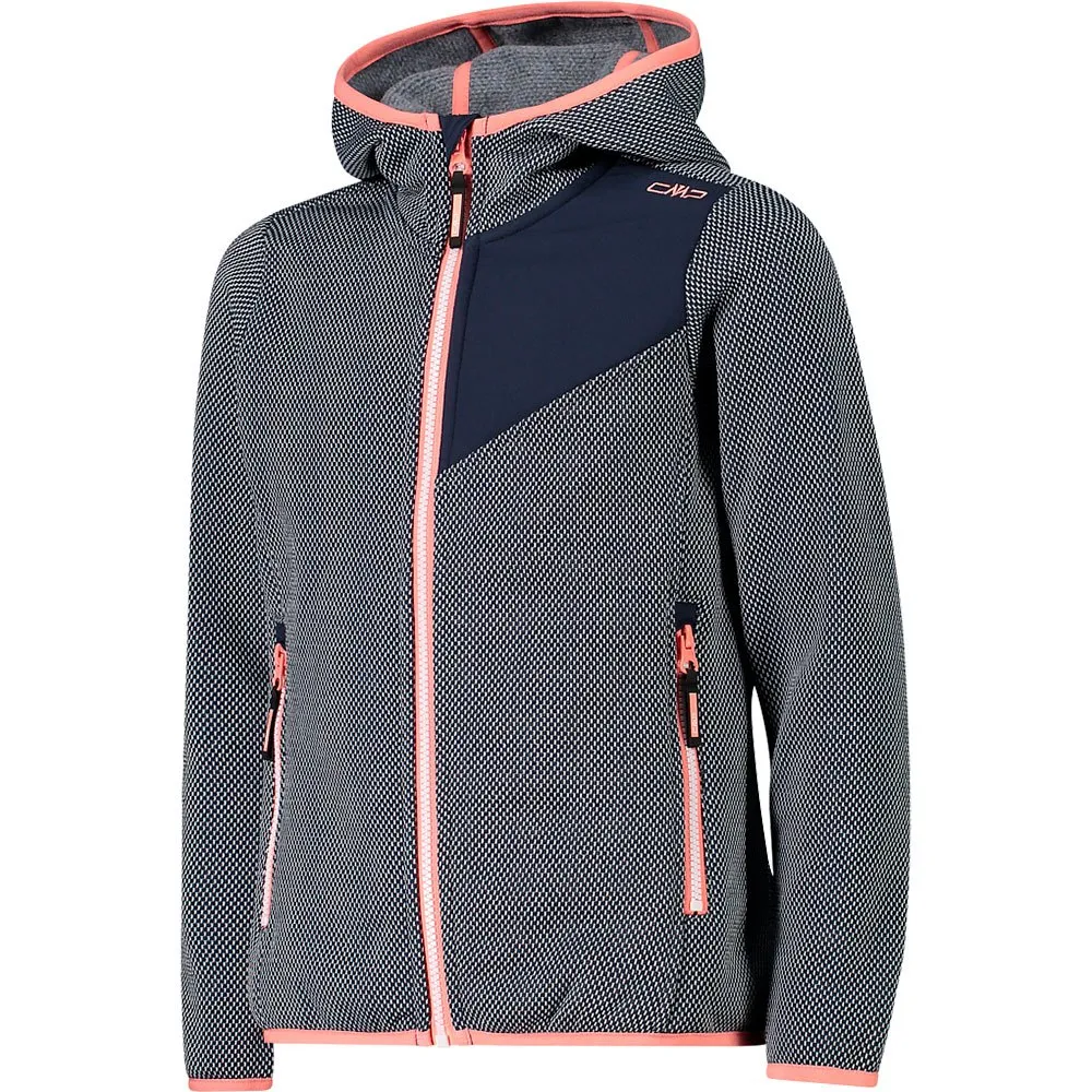 CMP Fix Hood 32h1285 Fleecejacka Med Huva