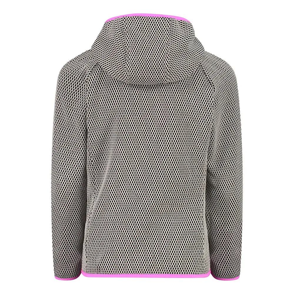 CMP Fix Hood 32h1325 Fleecejacka Med Huva, Bone / black, 3Y