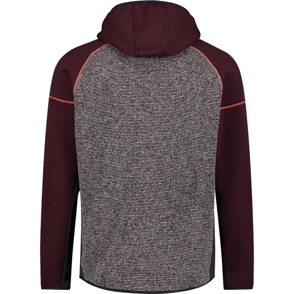CMP Fix Hood 32h2187 Fleecejacka Med Huva