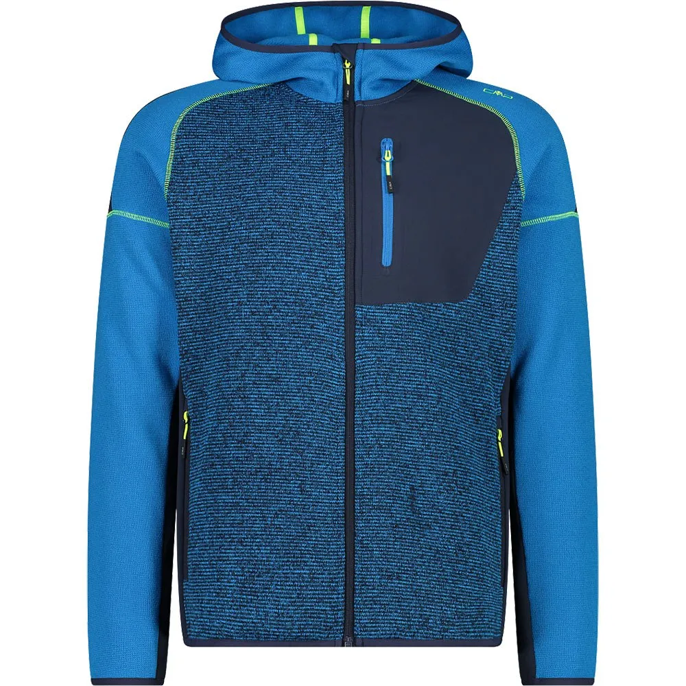 CMP Fix Hood 32h2187 Fleecejacka Med Huva CMP Fix Hood 32h2187 Fleecejacka Med Huva