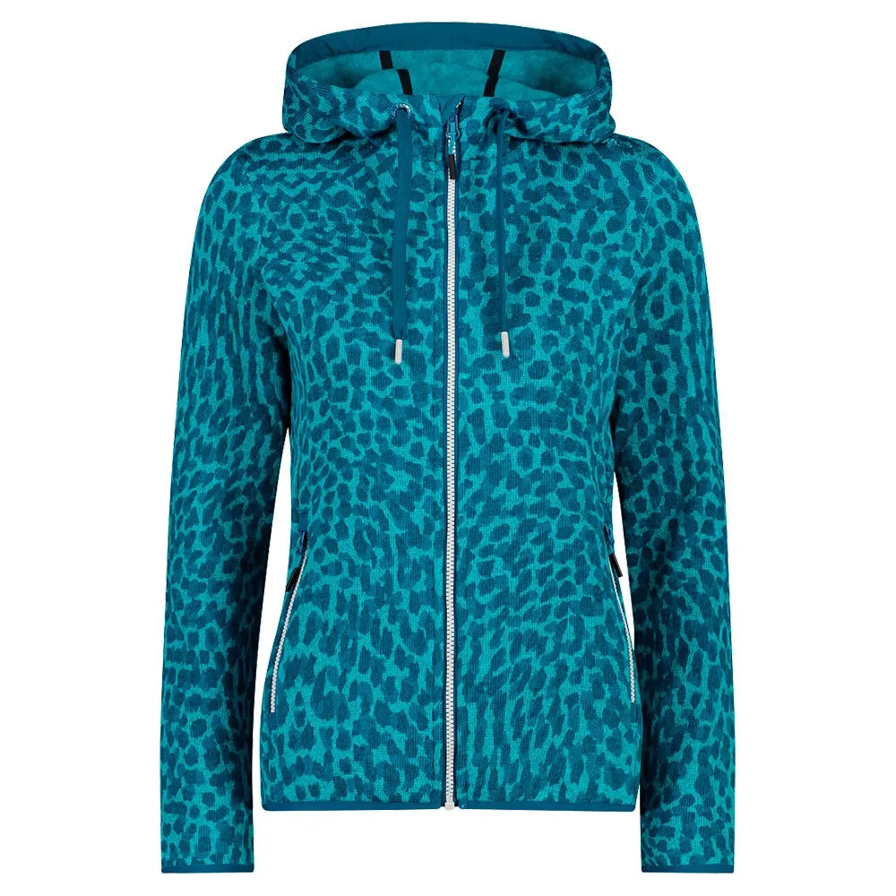 CMP Fix Hood 32h3576 Fleecejacka Med Huva CMP Fix Hood 32h3576 Fleecejacka Med Huva