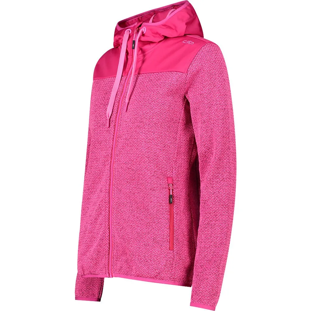 CMP Fix Hood 32h5666 Fleecejacka Med Dragkedja