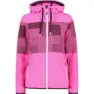 CMP Fix Hood 32h5686 Fleecejacka Med Huva, Purple fluo