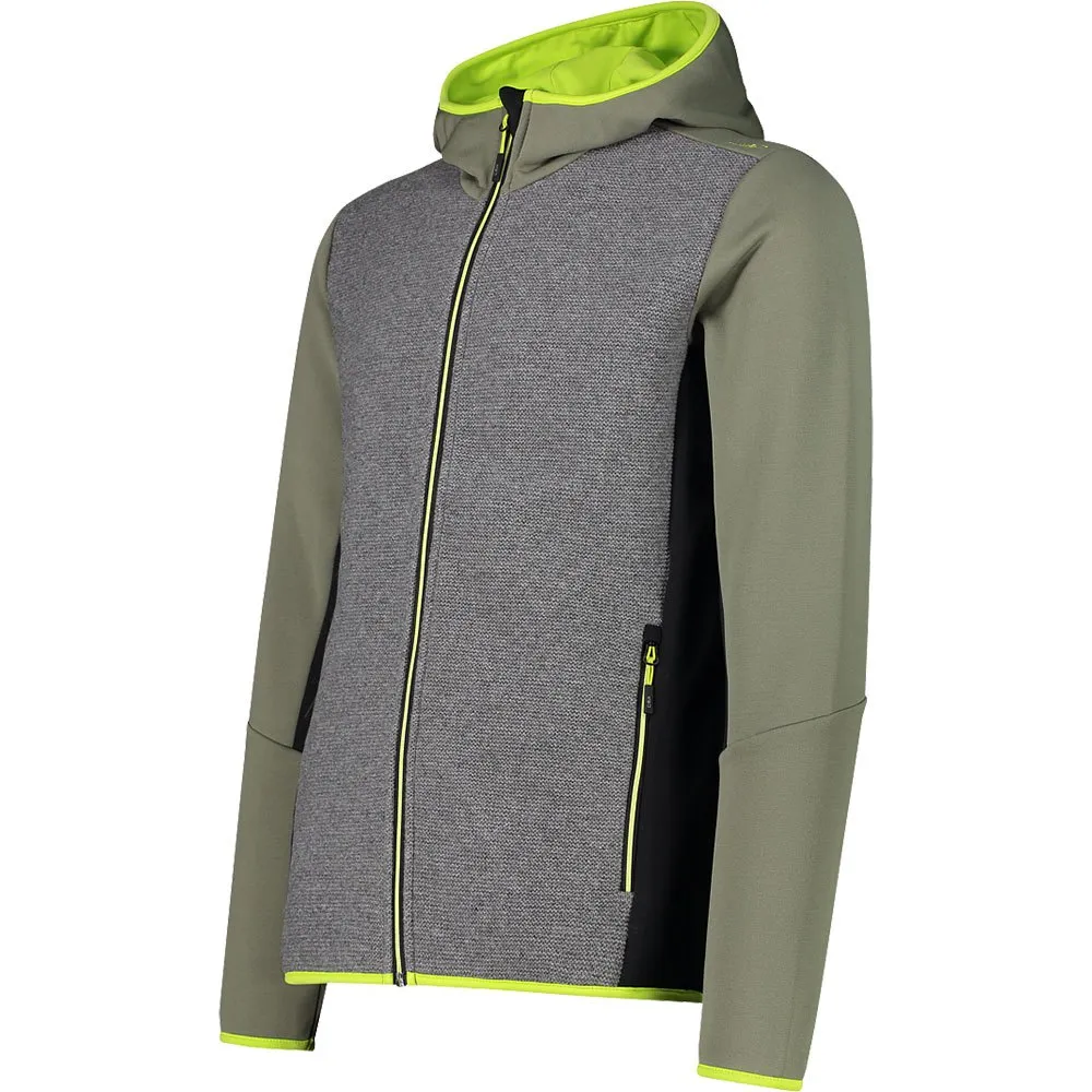 CMP Fix Hood 32m2257 Fleecejacka Med Huva