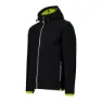 CMP Fix Hood 32m2487 Softshelljacka, Black / acid