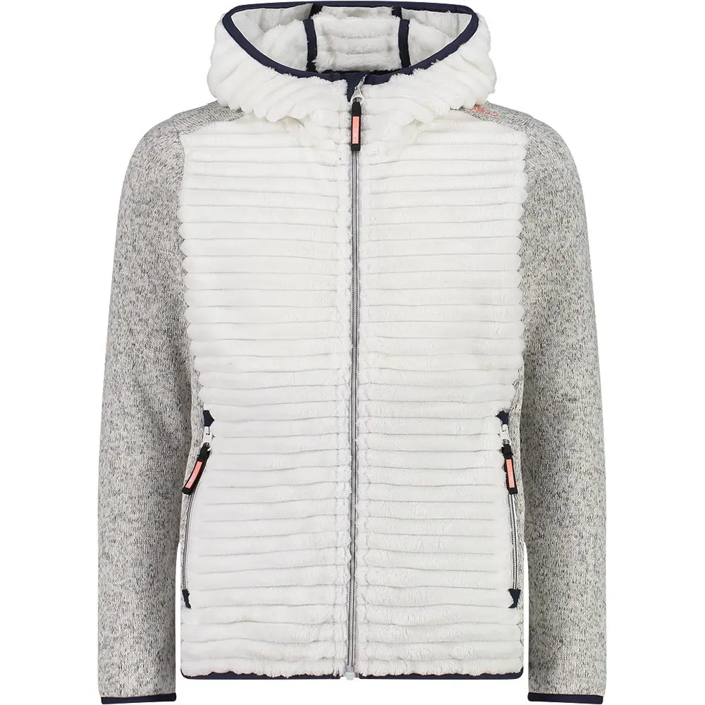 CMP Fix Hood 32p1245 Fleecejacka Med Huva