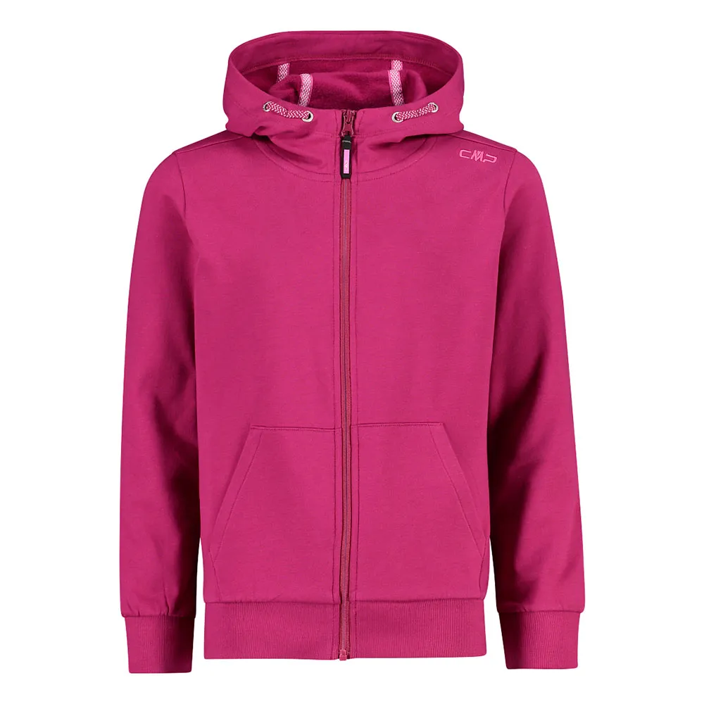 CMP Fix Hood Full Zip 31d4355 Fleece, Sangria, 6Y