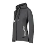 CMP Fix Hood Full Zip 31m3766 Tröja, Asphalt melange