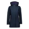 CMP Fix Hood Long 38z5386 Softshelljacka, Black blue
