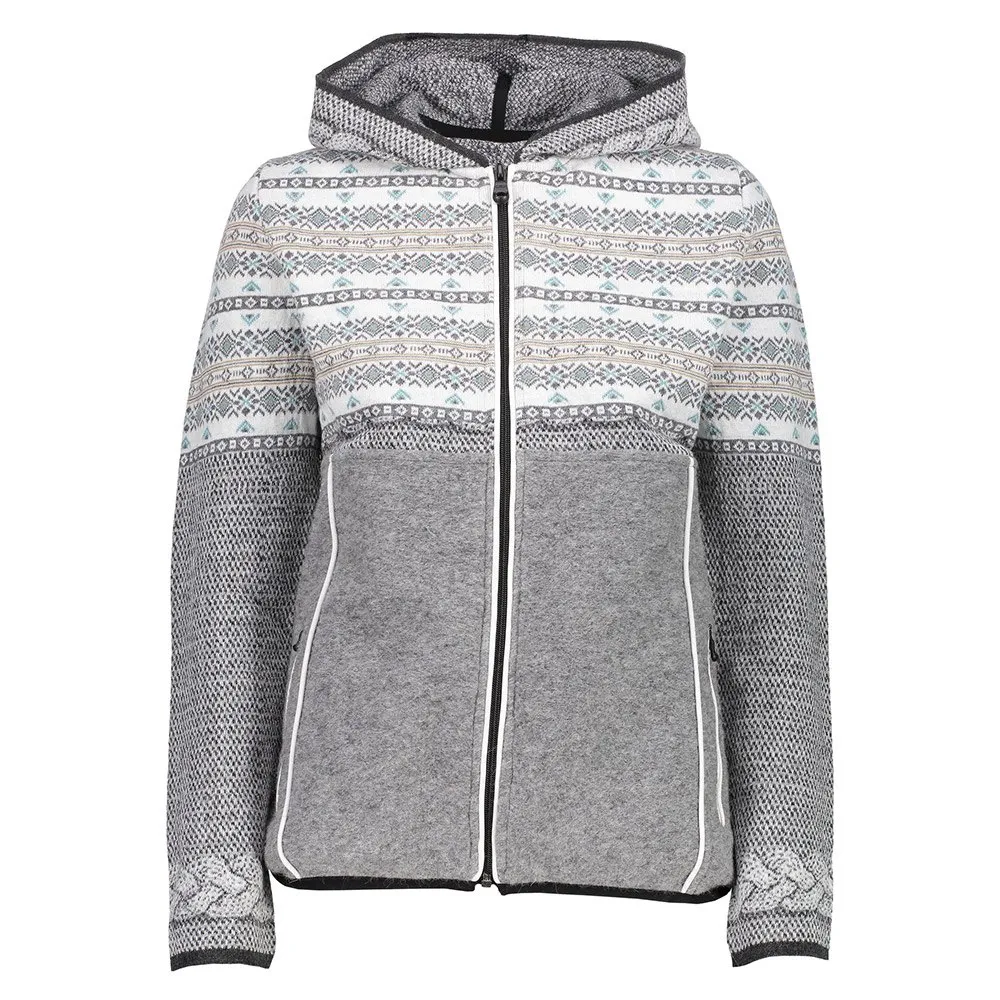 CMP Fixed Hood 39j3336 Jacka, Grey melange