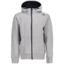 CMP Fixed Hood Full Zip 38d8314m Tröja, Grigio melange, 3Y