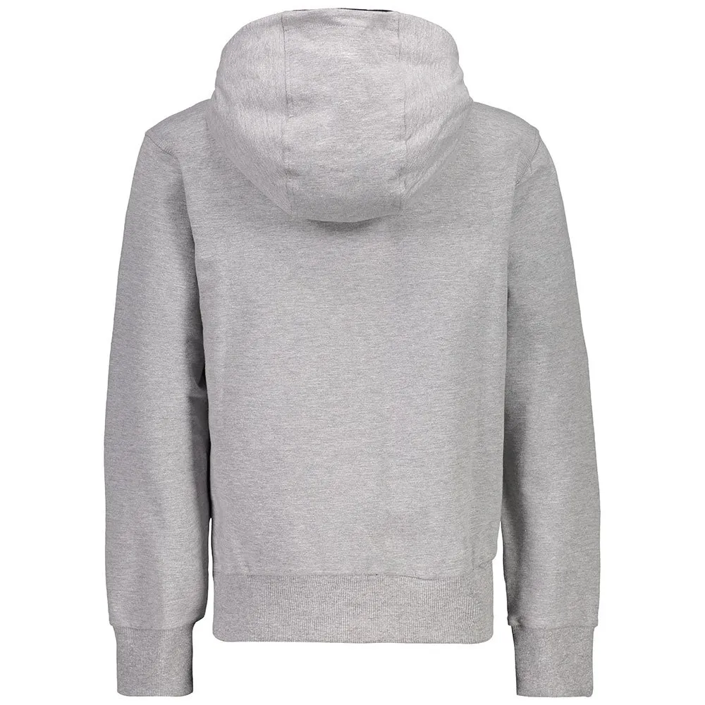 CMP Fixed Hood Full Zip 38d8314m Tröja, Grigio melange, 3Y